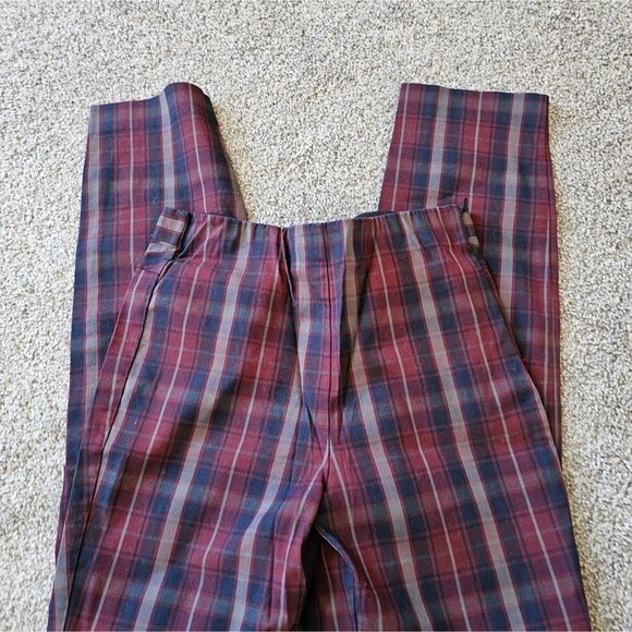 Rag & bone Plaid Cropped Pants - Picture 4 of 5